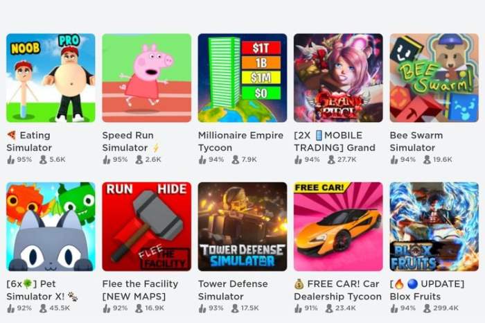 Ada Berapa Game di Roblox, Ini List Game Roblox yang Disukai Anak-anak ... Ada Berapa Game di Roblox, Ini List Game Roblox yang Disukai Anak-anak ...